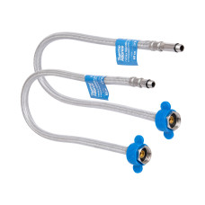 Шланг для змішувача Thermo Alliance Standart  80 см, нерж. обплетення в силіконі, М10x1/2"В (пара) TAS391W80 