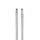 Шланг для змішувача Thermo Alliance Standart  80 см, нерж. обплетення в силіконі, М10x1/2"В (пара) TAS391W80 
