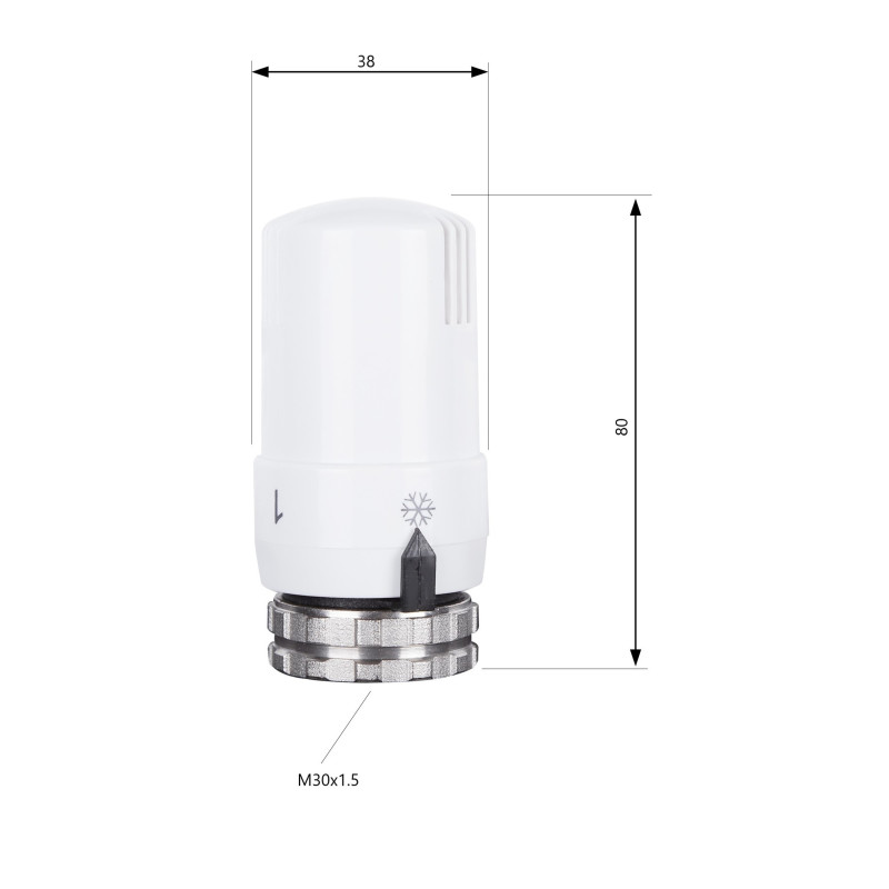 Термоголовка SD Plus 30х1,5 SD355