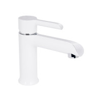 Змішувач для раковини Qtap Grand QTGRAWCR001F White