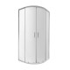 Душова кабіна Qtap Taurus CRM1011AC6 100х100 см, скло Clear 6 мм покриття CalcLess, без піддона