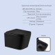 Готове рішення Qtap для ванної кімнати: підвісний унітаз Crow Ultra Quiet 485x340x290 + комплект інсталяції Standard (лінійна клавіша Chrome)