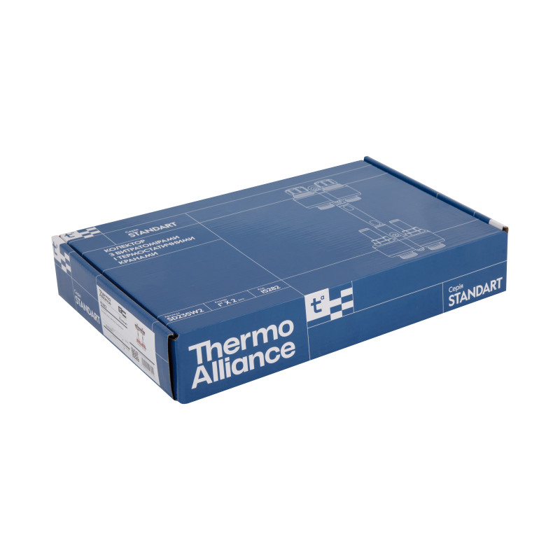 Колектор з витратомірами Thermo Alliance Standart 1" на 2 виходи