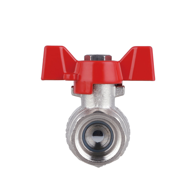 Кран кульовий з накидною гайкою Thermo Alliance Forte 1/2"х ВР для води прямий SF260W15