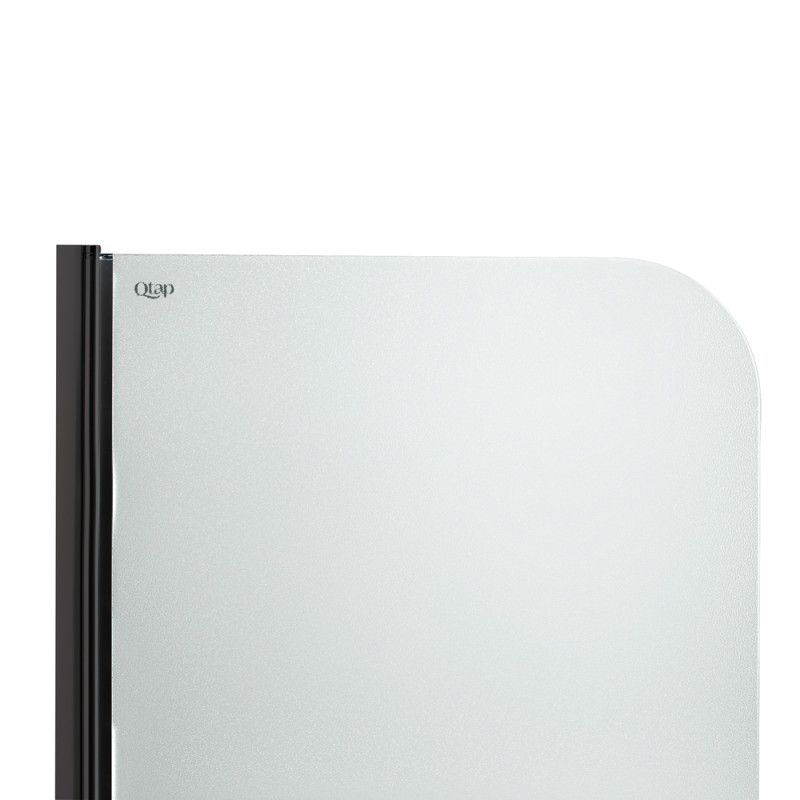 Штора на ванну Qtap Standard BLM407513APL скло Pear 6 мм, 75х140 см, ліва