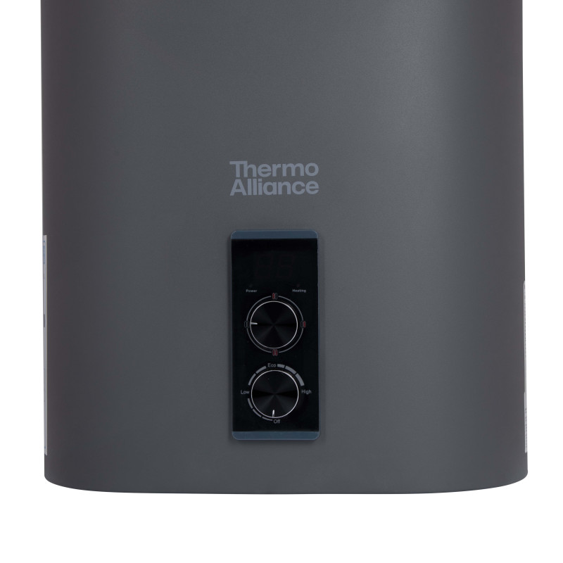 Водонагрівач електричний Thermo Alliance 80 л, Grey,  плоский вертикальний, сухий ТЕН 2 кВт (0,8+1,2) DT80V20GPDD2G