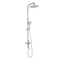 Душова система універсальна Lidz Aria 1030 на три споживача (з виливом) (k35) LDARI1030NKS34932 Nickel