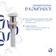 Комплект Qtap Crow: Раковина напольна моноблок 445x420x840 мм White + Донний клапан PU02O