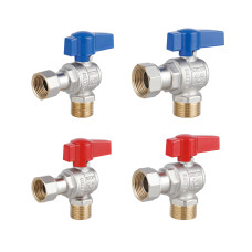 Комплект кутовий кранів Thermo Alliance Standart 1/2"ВН -3/4"ВН з накидною гайкою для підключення котла TAS225RBW1520