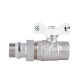 Кран кульовий "Американка" Thermo Alliance Forte 3/4" з антипротіканням прямий SF222W20