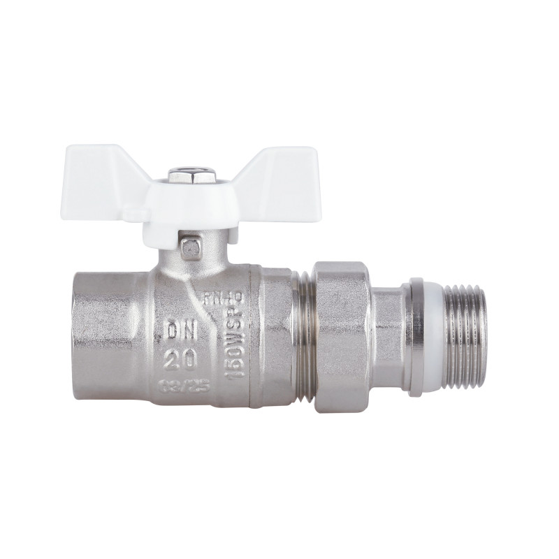 Кран кульовий "Американка" Thermo Alliance Forte 3/4" з антипротіканням прямий SF222W20