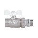 Кран кульовий "Американка" Thermo Alliance Forte 3/4" з антипротіканням прямий SF222W20