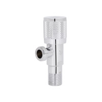 Кран кутовий (круг)  Thermo Alliance Standart 1/2"ЗЗ, нерж, хром, керам. буксу TAS351W1515