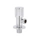 Кран кутовий (круг)  Thermo Alliance Standart 1/2"ЗЗ, нерж, хром, керам. буксу TAS351W1515