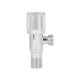 Кран кутовий (круг)  Thermo Alliance Standart 1/2"ЗЗ, нерж, хром, керам. буксу TAS351W1515