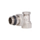 Кран радіаторний Thermo Alliance Base 1/2" ВЗ з антипротіканням кутовий SD229W15
