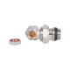 Кран радіаторний Thermo Alliance Base 1/2" ВЗ з антипротіканням кутовий SD229W15
