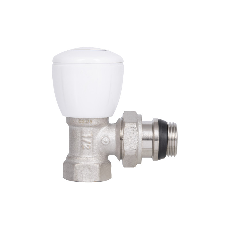Кран радіаторний Thermo Alliance Standart Powerful 1/2" з антипротіканням кутовий SF232W15