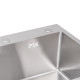 Мийка для кухні інтегрована Lidz Handmade H6050 (LDH6050BRU35371) Brushed Steel 3,0/1,0 мм