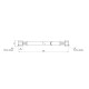 Шланг для газу Thermo Alliance Standart білий 1/2" ВВ 50 см SD90G50