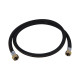 Шланг для газу чорний Thermo Alliance Standart 1/2" ВВ 50 см SD91G50