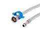 Шланг для змішувача Thermo Alliance Standart  50 см, нерж. обплетення в силіконі, М10x1/2"В (пара) TAS391W50 