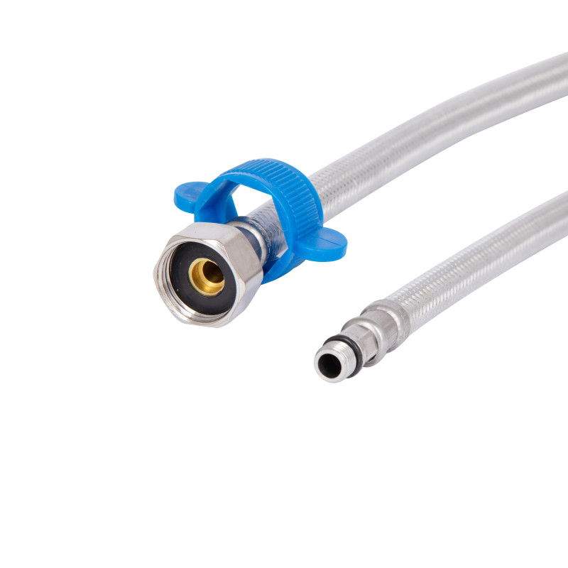 Шланг для змішувача Thermo Alliance Standart  50 см, нерж. обплетення в силіконі, М10x1/2"В (пара) TAS391W50 