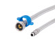 Шланг для змішувача Thermo Alliance Standart  50 см, нерж. обплетення в силіконі, М10x1/2"В (пара) TAS391W50 