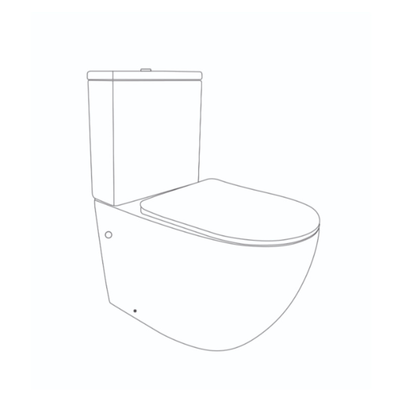 Унітаз підлоговий Qtap Jay Ultra Quiet з сидінням Soft-close 640x360x835 мм QT07222175TW White