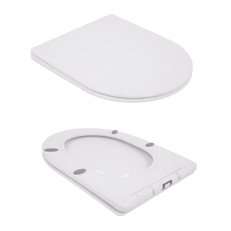 Унітаз підлоговий Qtap Jay Ultra Quiet з сидінням Soft-close 640x360x835 мм QT07222175TW White