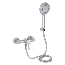 Змішувач для душу Lidz Aria 010 (з душовим гарнітуром) (k35) LDARI010NKS43361 Nickel