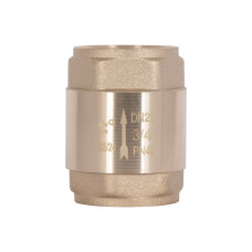 Зворотний клапан Thermo Alliance Base 3/4"ВВ Slim із латунним штоком TAB240W20S