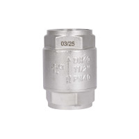 Зворотний клапан із латунним штоком Thermo Alliance Forte 1 1/2"ВВ нікель TAF240W40