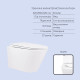 Готове рішення Qtap для ванної кімнати: підвісний унітаз Swan Ultra Quiet 520x360x320 + комплект інсталяції Standard (лінійна клавіша Chrome)