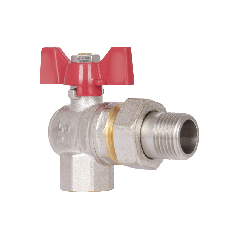 Кран кульовий "Американка" Thermo Alliance Standart кутовий 1/2" ВЗ SD222W15