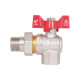 Кран кульовий "Американка" Thermo Alliance Standart кутовий 1/2" ВЗ SD222W15