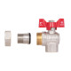 Кран кульовий "Американка" Thermo Alliance Standart кутовий 1/2" ВЗ SD222W15