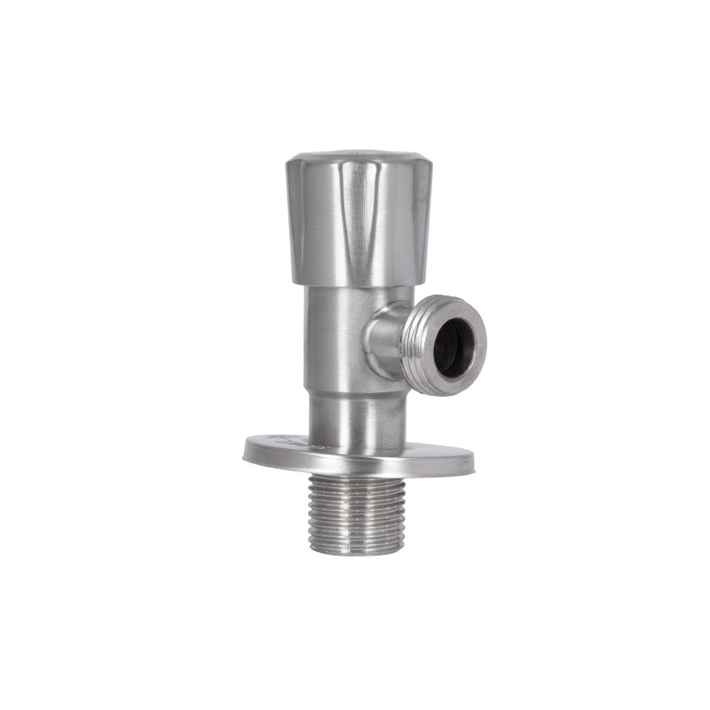 Кран кутовий Thermo Alliance Standart 1/2"ЗЗ нерж., з керам. буксою TAS347W1515SS