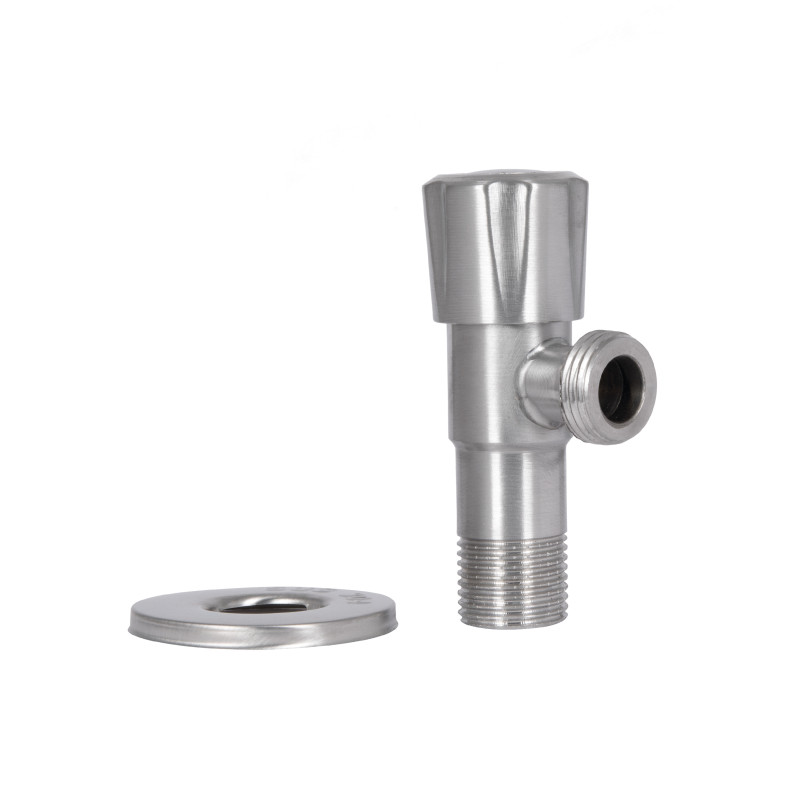 Кран кутовий Thermo Alliance Standart 1/2"ЗЗ нерж., з керам. буксою TAS347W1515SS