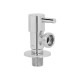 Кран кутовий Thermo Alliance (палочка)  Standart 1/2"Зх3/4"З, нерж, хром, керам. буксу TAS349W1520