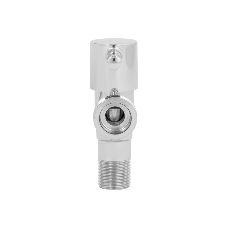 Кран кутовий Thermo Alliance (палочка)  Standart 1/2"Зх3/4"З, нерж, хром, керам. буксу TAS349W1520