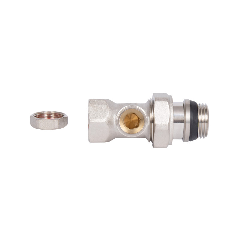 Кран радіаторний SD Plus 1/2" ВЗ з антипротіканням прямий SD227W15