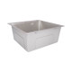 Мийка для кухні інтегрована Lidz Handmade H5050G (LDH5050GPVD43620) Brushed Grey PVD 3,0/1,0 мм