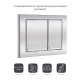 Панель змиву для унітаза Qtap Nest QT0111M06028CRM