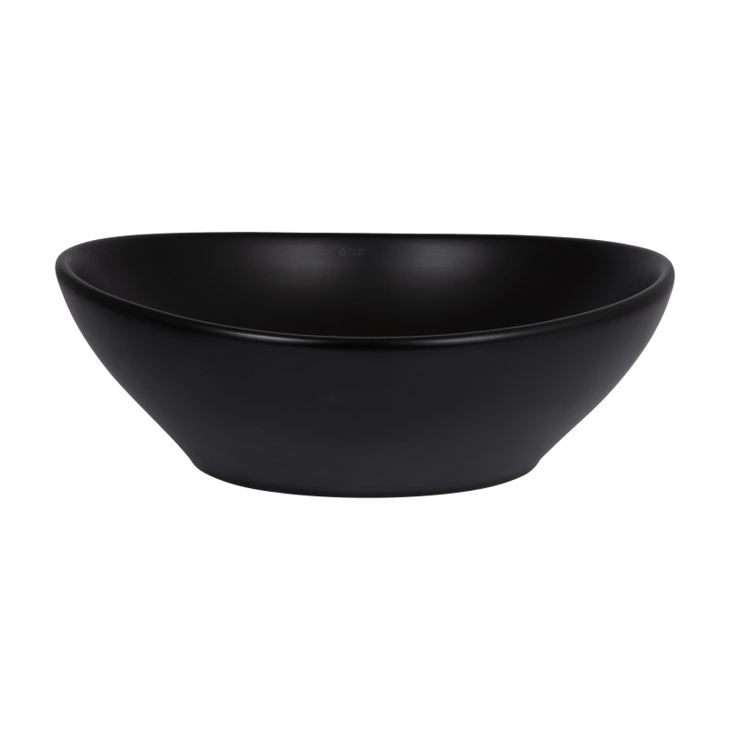 Раковина-чаша Qtap Dove 415x340x140 Matt black QT06116062AMB
