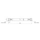 Шланг для газу Thermo Alliance Standart білий 1/2" ВВ 500 см SD90G500