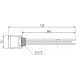 ТЕН з термостатом Galmet GE, 3 кВт, 230 В - 6/4" (1 1/2") (200 л) (41030011)
