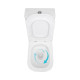 Унитаз напольный Qtap Presto Quadro безобідковий з сідінням Soft-close QTPRE27W51021
