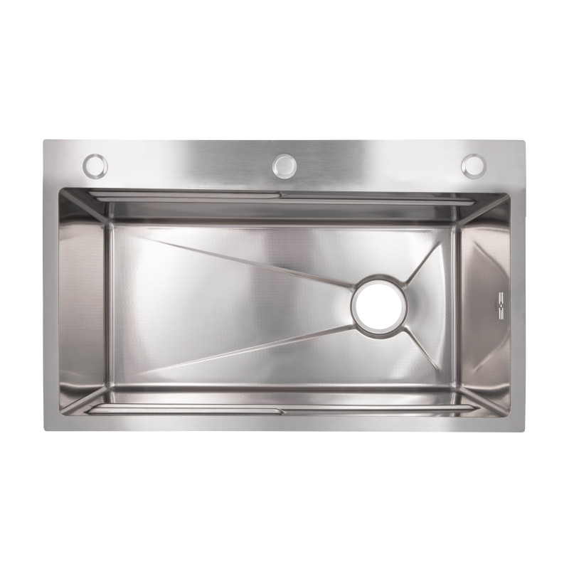 Lidz Handmade H7545 Мийка для кухні інтегрована Decor Honeycomb 3,0/1,0 мм LDH7545DEC48372