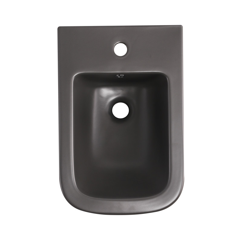 Біде підвісне Qtap Tern 520x350x330 мм, Anthracite QT17551303GAN